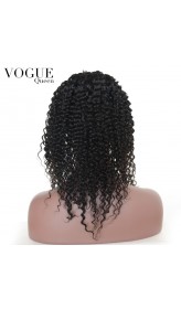 7A Grade Brazilian Virgin Kinky Curly Wig Glueless Lace Front Human Hair Wig